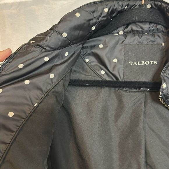 Talbots Polka Dot Down Puffer Vest - Picture 8 of 8